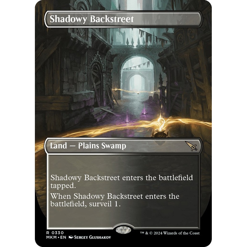 Shadowy Backstreet (Borderless) [MKM - 330]
