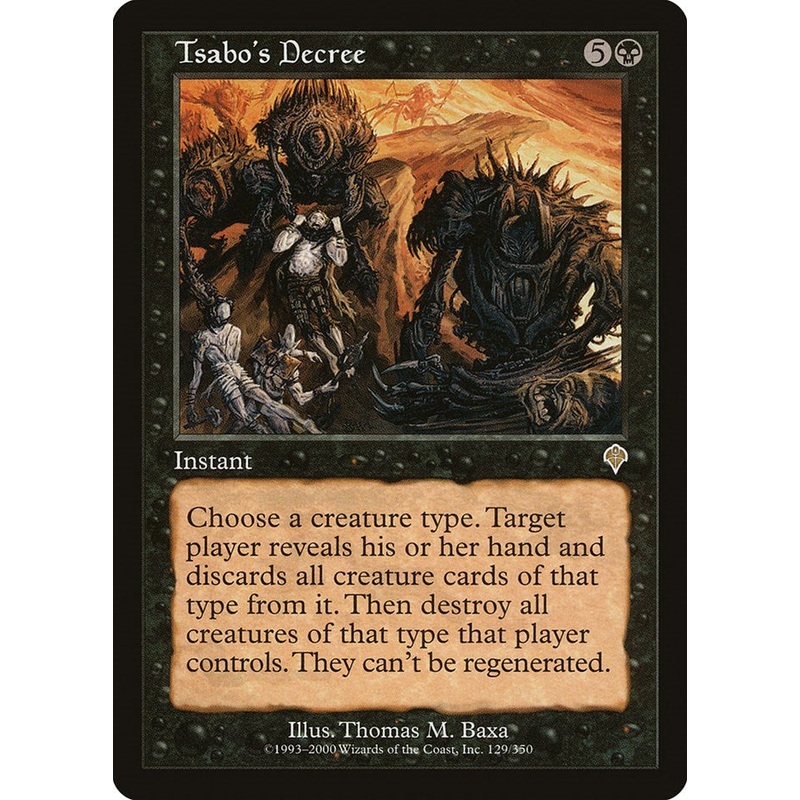 Tsabo's Decree [INV - 129]
