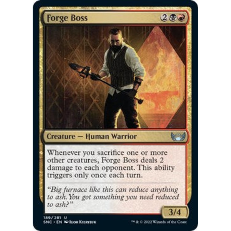 Forge Boss [SNC - 189]