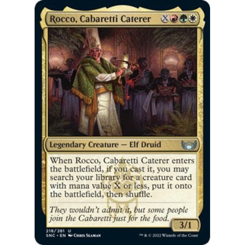 Rocco, Cabaretti Caterer [SNC - 218]