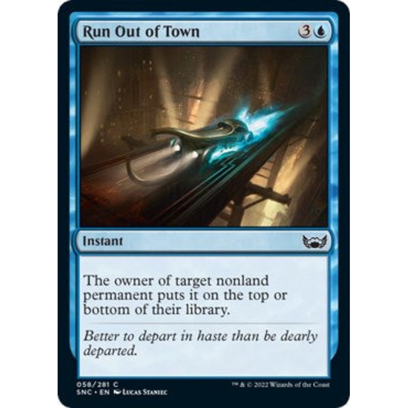 Run Out of Town [SNC - 58]
