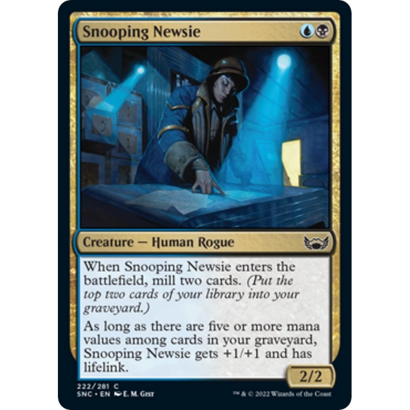 Snooping Newsie [SNC - 222]