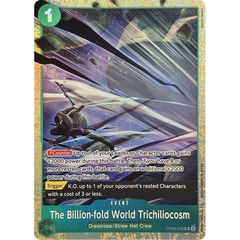 The Billion-fold World Trichiliocosm (Premium Card Collection -Best Selection Vol. 2-) [OP-PR - OP06-038]