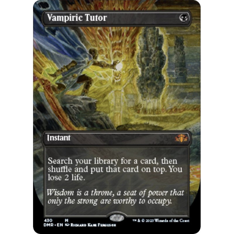 Vampiric Tutor (Borderless) [DMR - 430]