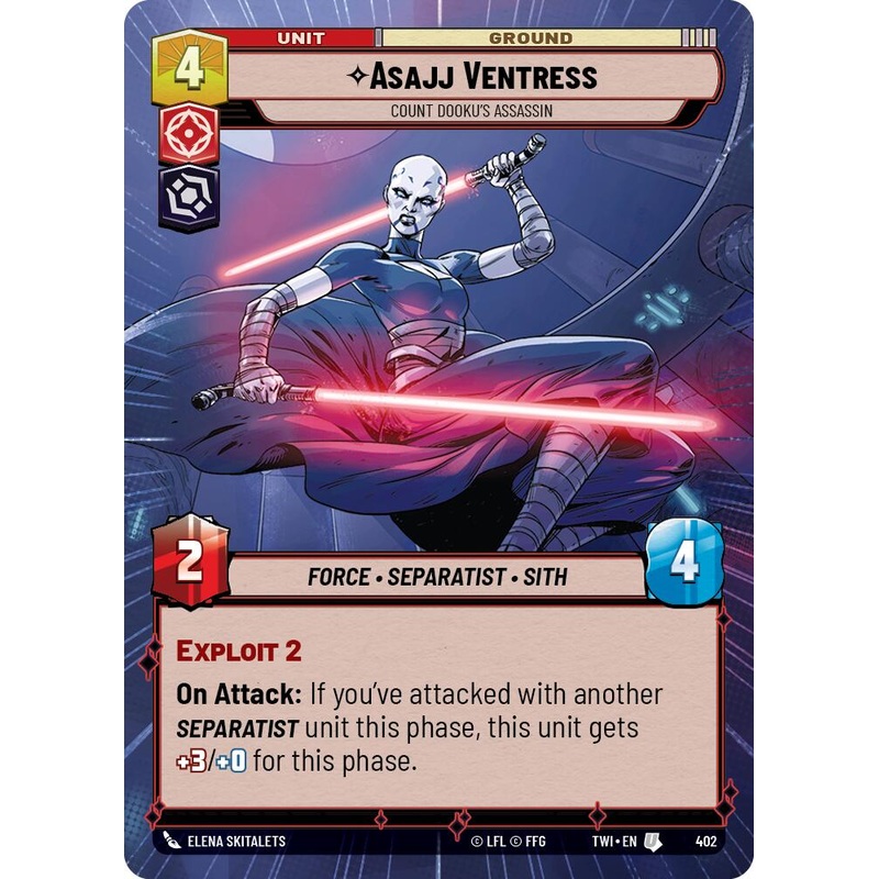 Asajj Ventress - Count Dooku's Assassin (Hyperspace) [TWI - 402]