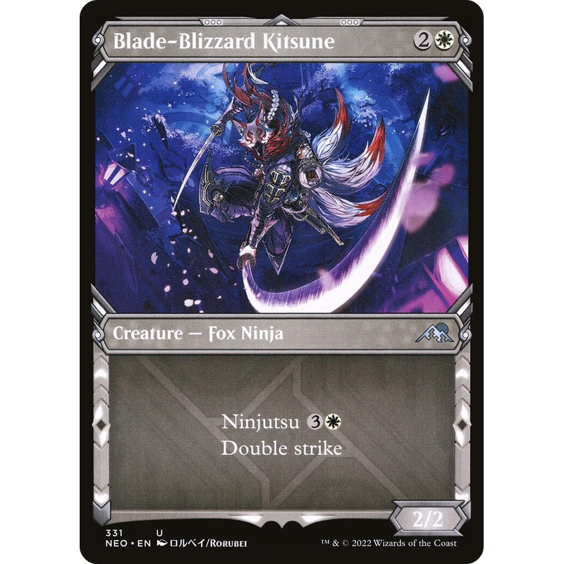 Blade-Blizzard Kitsune (Showcase) [NEO - 331]