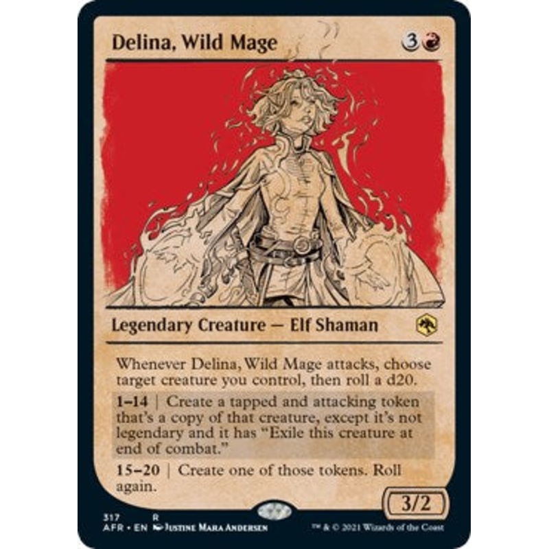 Delina, Wild Mage (Showcase) [AFR - 317]