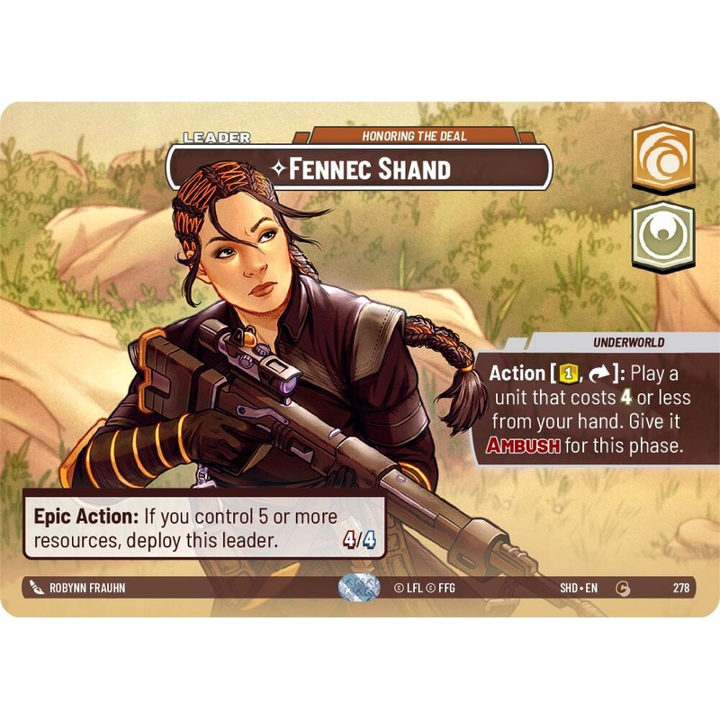 Fennec Shand - Honoring the Deal (Showcase) [SHD - 278]