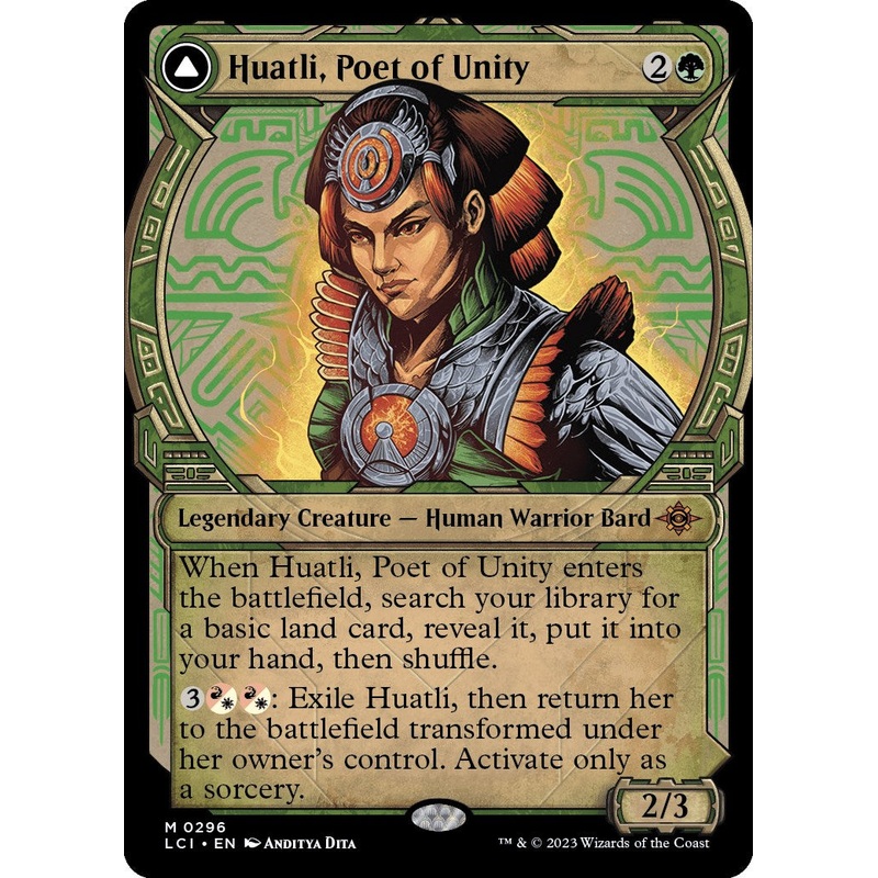 Huatli, Poet of Unity (Showcase) [LCI - 296]