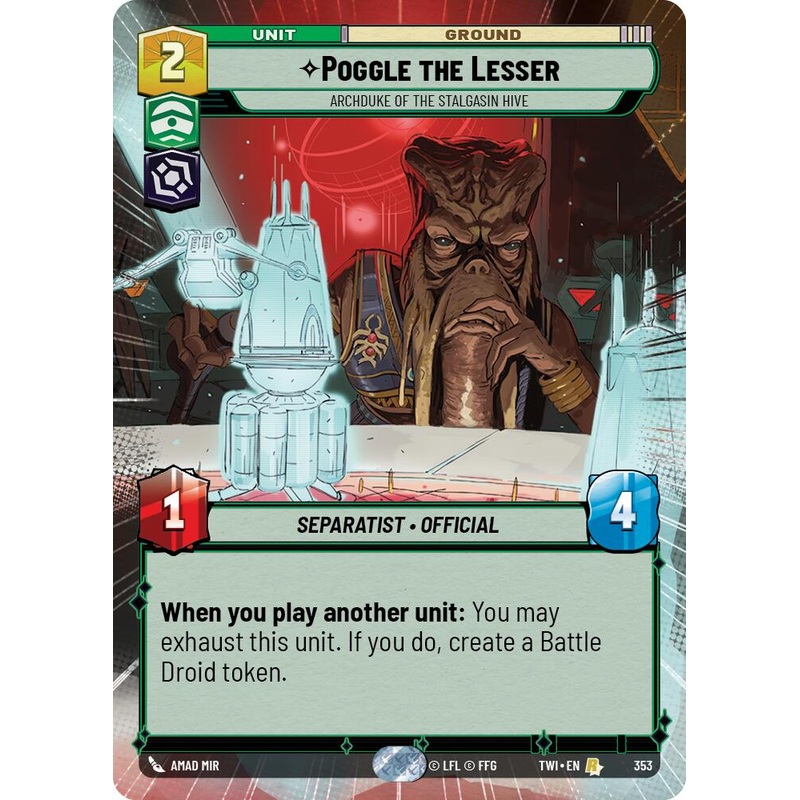 Poggle the Lesser - Archduke of the Stalgasin Hive (Hyperspace) [TWI - 353]
