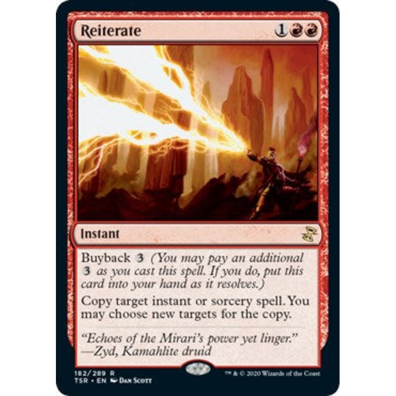 Reiterate [TSR - 182]
