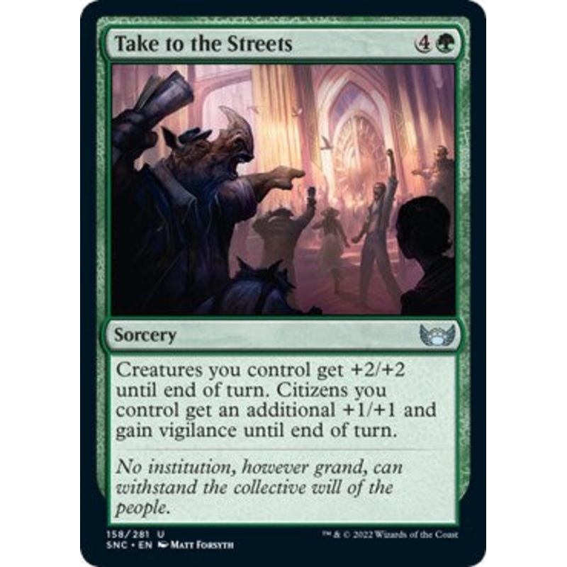 Take to the Streets [SNC - 158]