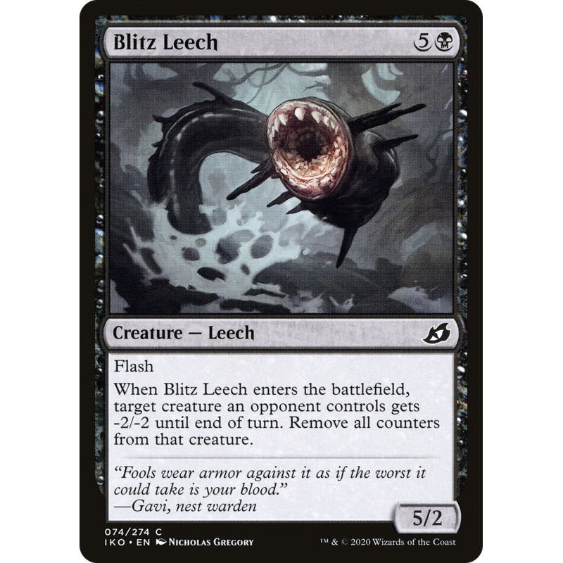 Blitz Leech (IKO-074) - Ikoria: Lair of Behemoths Foil