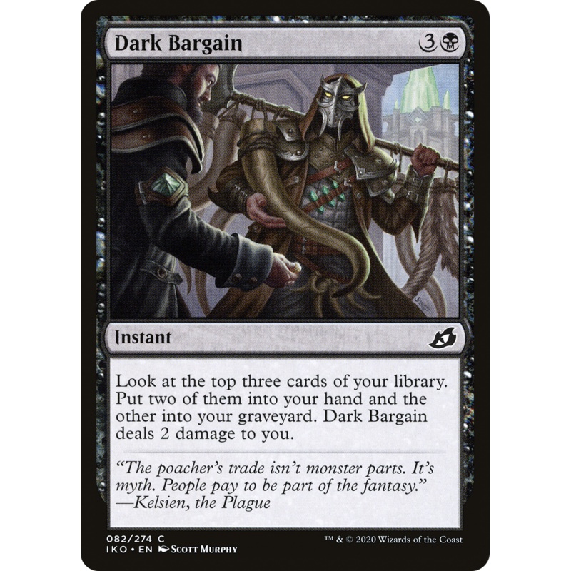 Dark Bargain (IKO-082) - Ikoria: Lair of Behemoths Foil