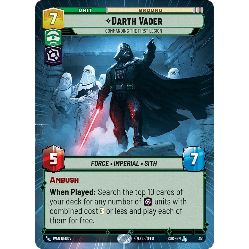 Darth Vader - Commanding the First Legion (Hyperspace) [SOR - 351]