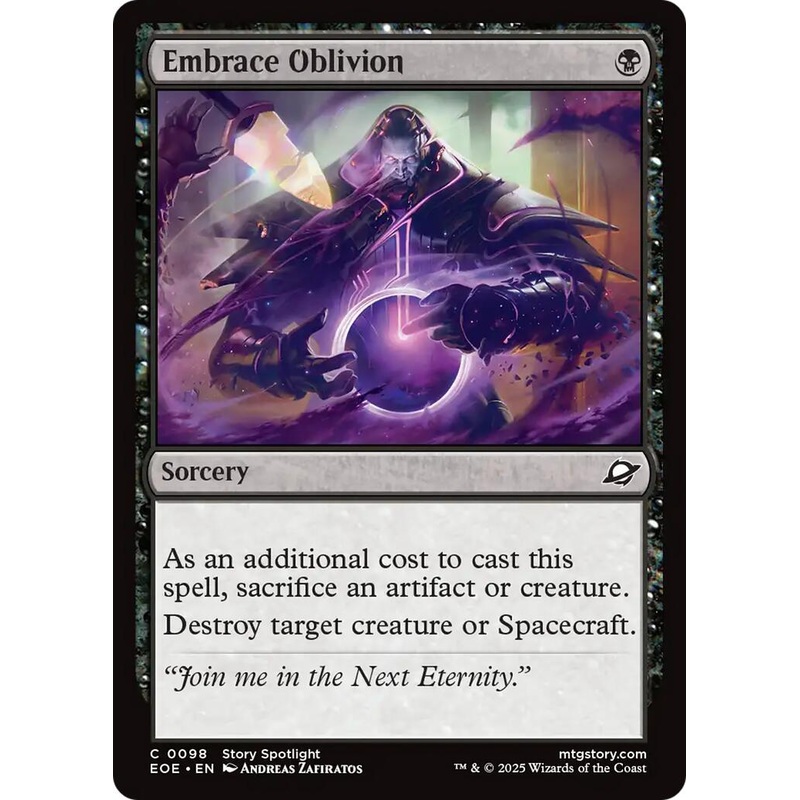 Embrace Oblivion [EOE - 98]