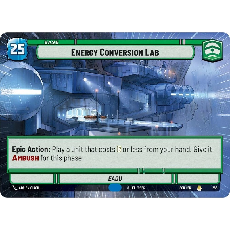 Energy Conversion Lab (Hyperspace) [SOR - 288]