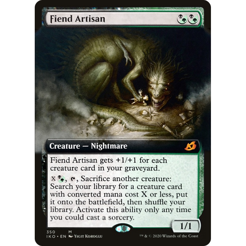 Fiend Artisan (IKO-350) - Ikoria: Lair of Behemoths: (Extended Art) Foil