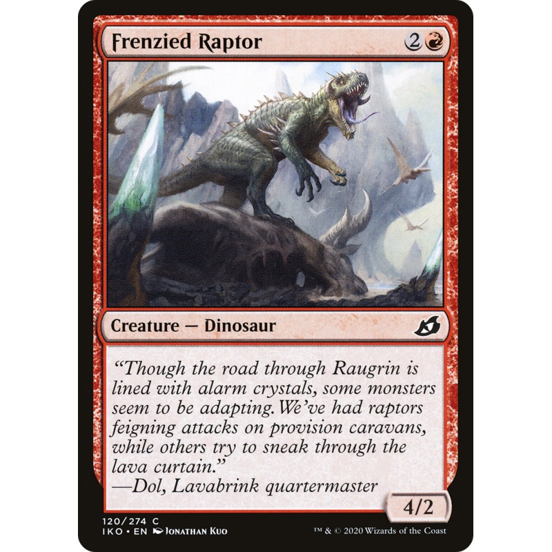 Frenzied Raptor (IKO-120) - Ikoria: Lair of Behemoths