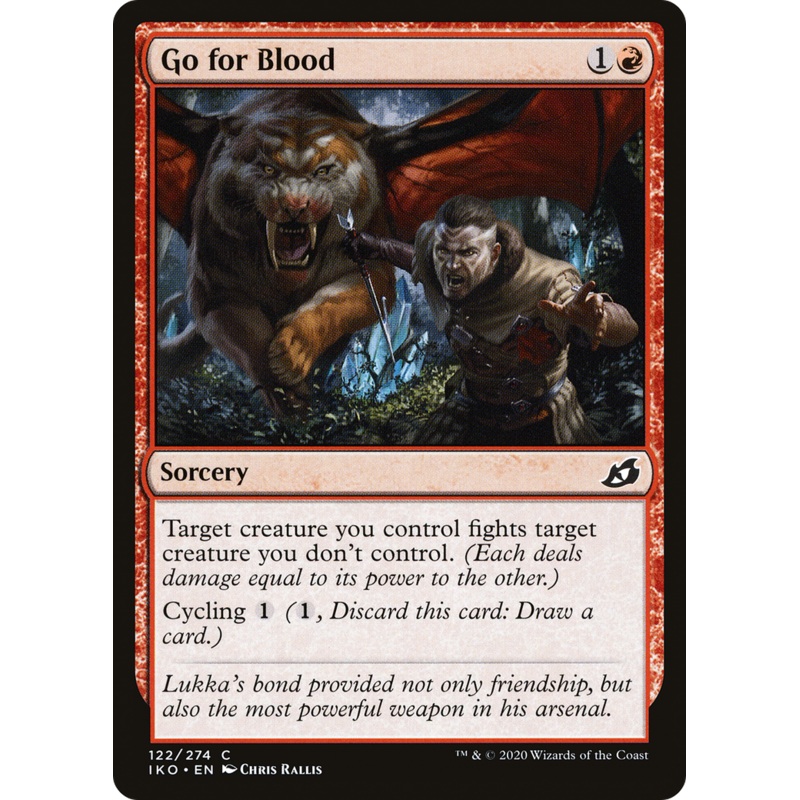 Go for Blood (IKO-122) - Ikoria: Lair of Behemoths Foil