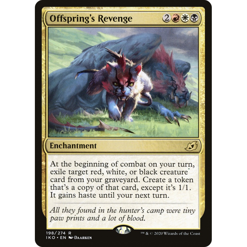 Offspring's Revenge (IKO-198) - Ikoria: Lair of Behemoths Foil