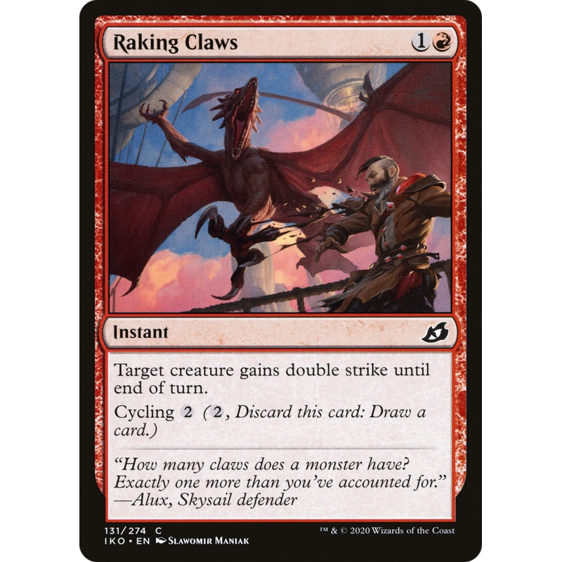 Raking Claws (IKO-131) - Ikoria: Lair of Behemoths Foil