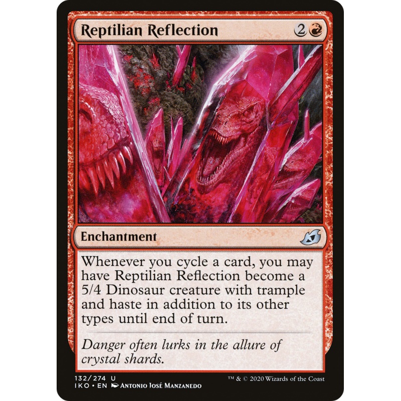 Reptilian Reflection (IKO-132) - Ikoria: Lair of Behemoths Foil