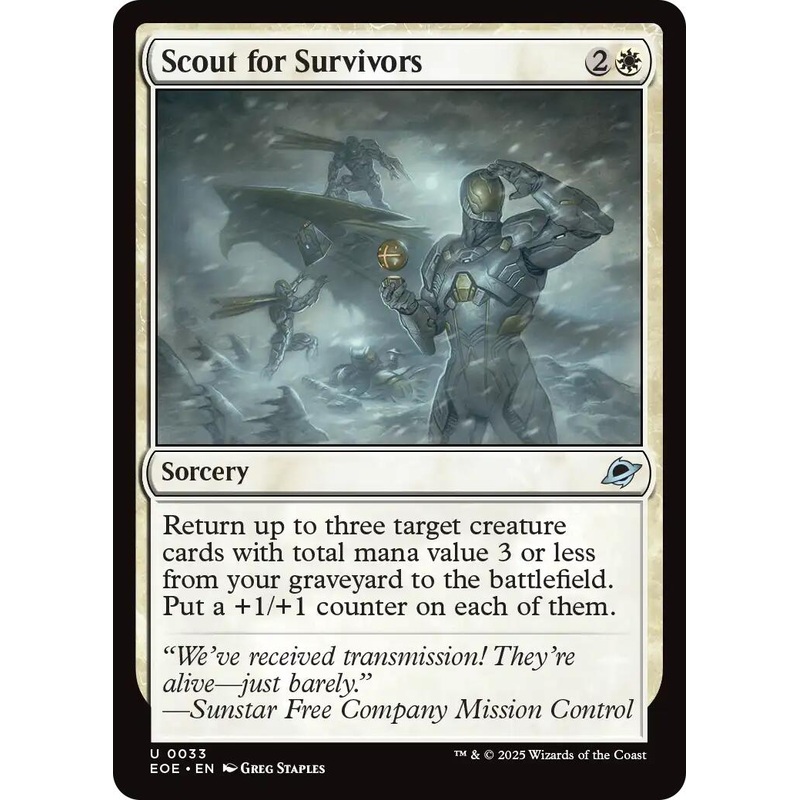 Scout for Survivors [EOE - 33]