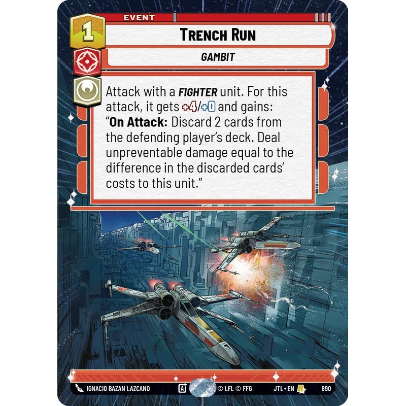 Trench Run (Hyperspace Foil) [JTL - 890]