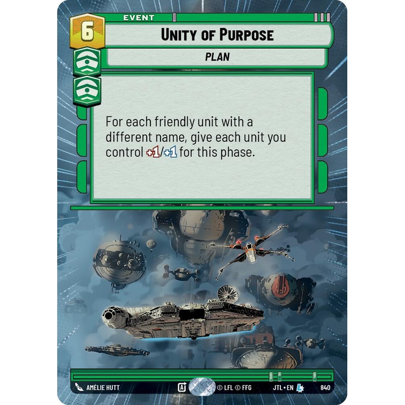 Unity of Purpose (Hyperspace Foil) [JTL - 840]