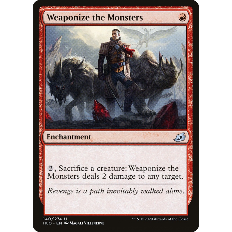 Weaponize the Monsters (IKO-140) - Ikoria: Lair of Behemoths Foil