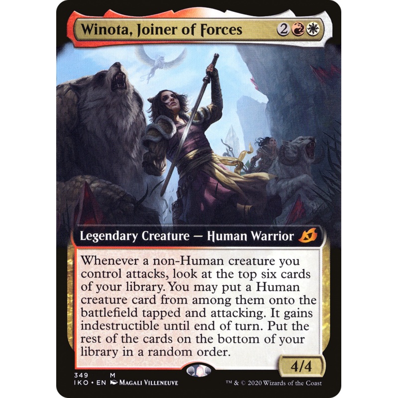 Winota, Joiner of Forces (IKO-349) - Ikoria: Lair of Behemoths: (Extended Art)