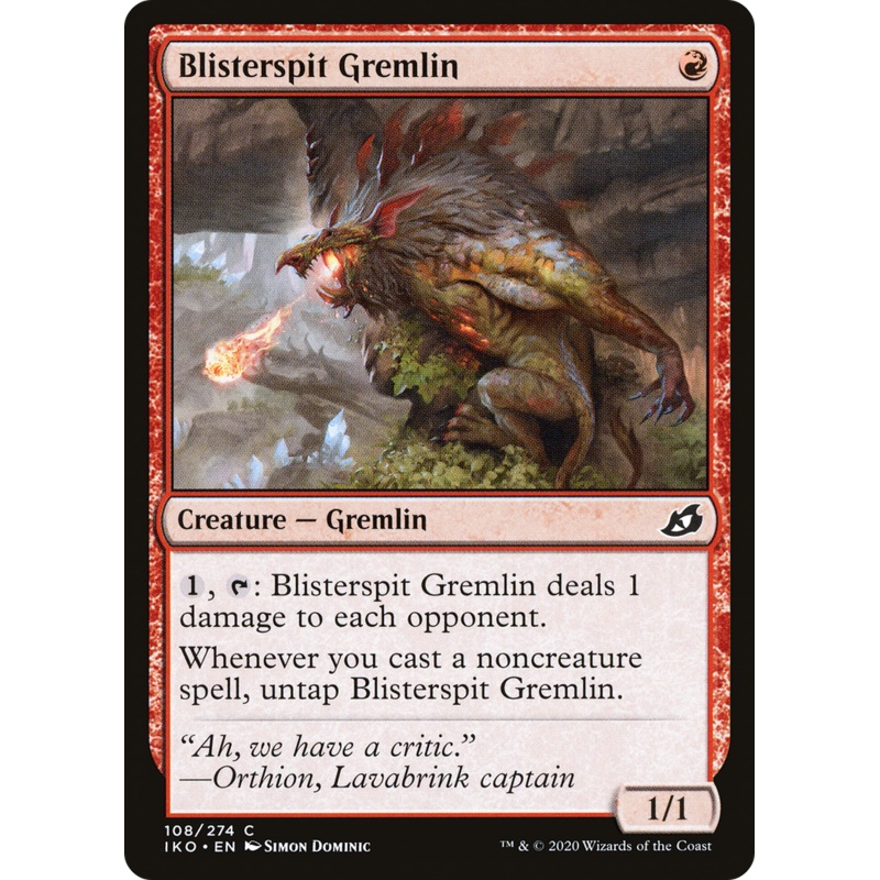 Blisterspit Gremlin (IKO-108) - Ikoria: Lair of Behemoths