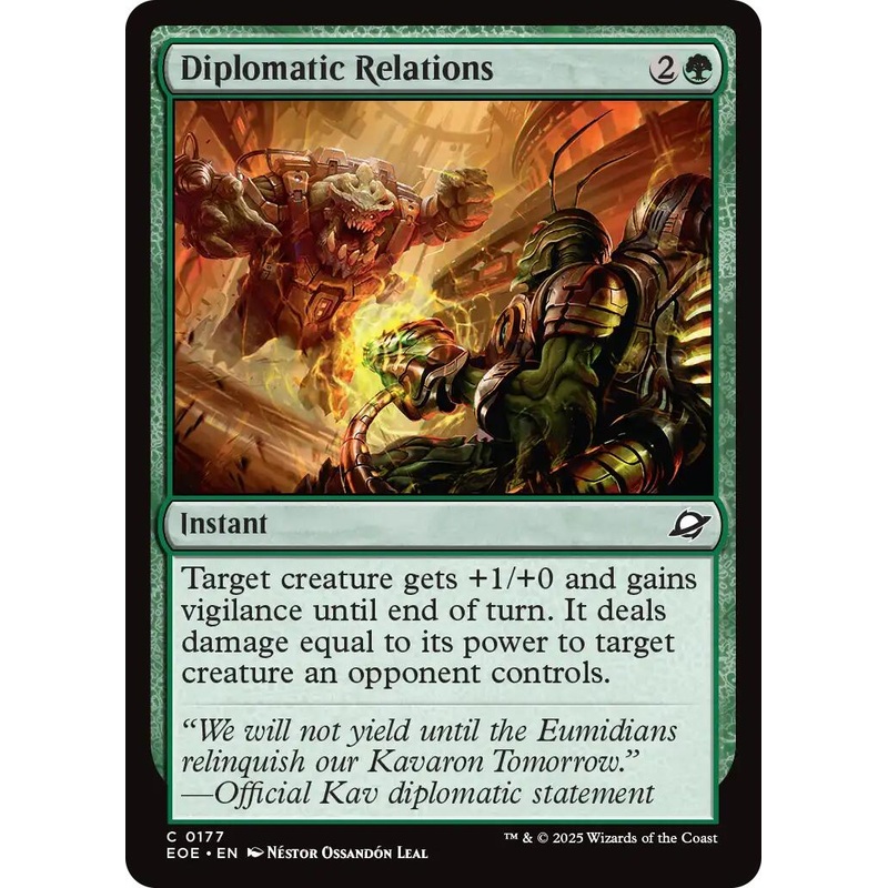 Diplomatic Relations [EOE - 177]