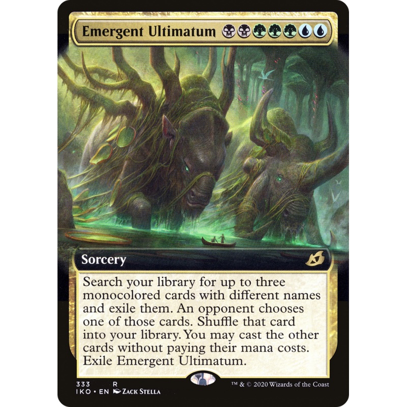 Emergent Ultimatum (IKO-333) - Ikoria: Lair of Behemoths: (Extended Art)