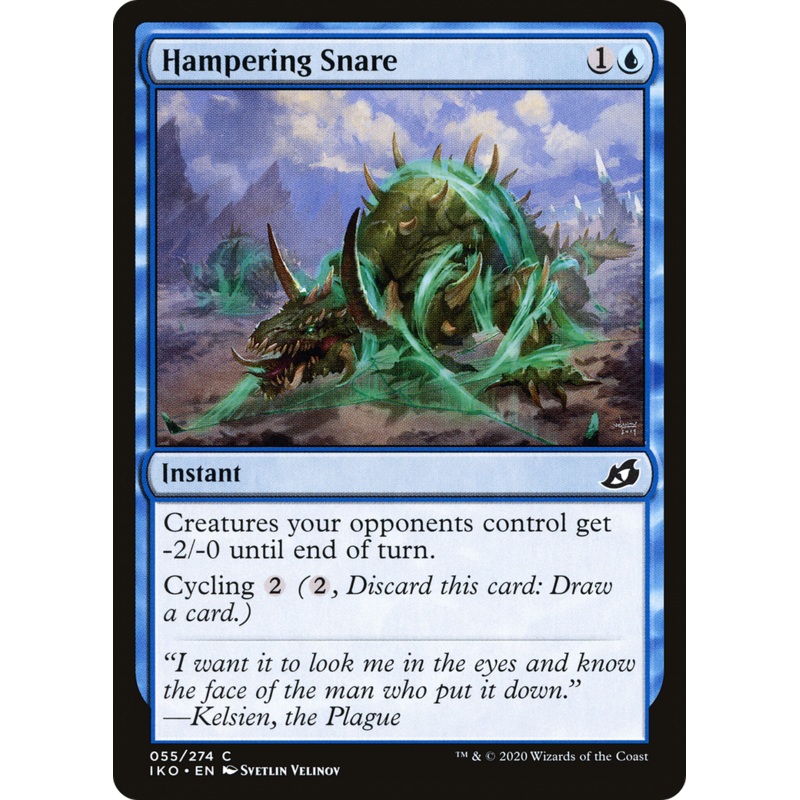 Hampering Snare (IKO-055) - Ikoria: Lair of Behemoths Foil