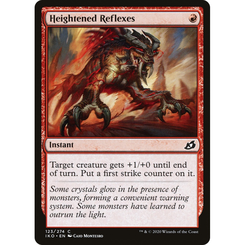 Heightened Reflexes (IKO-123) - Ikoria: Lair of Behemoths Foil