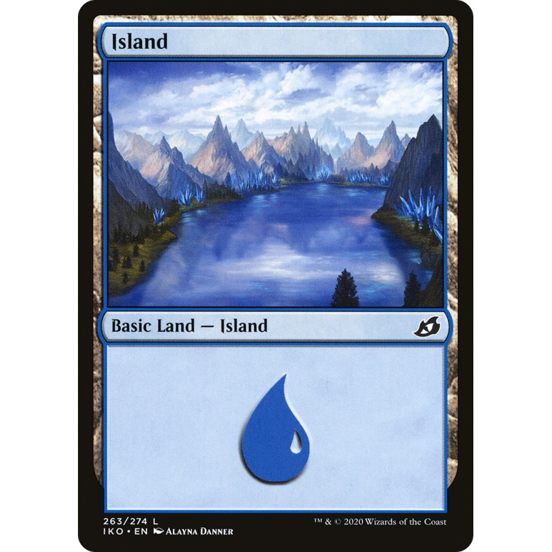 Island (IKO-263) - Ikoria: Lair of Behemoths Foil