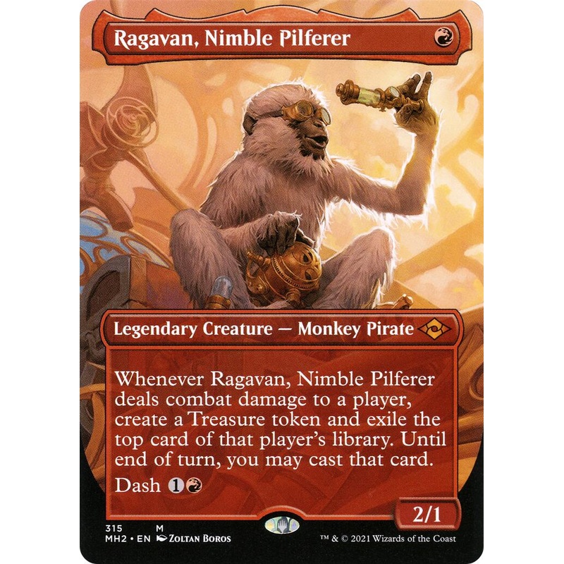 Ragavan, Nimble Pilferer (Borderless) [MH2 - 315]