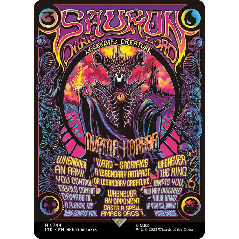 Sauron, the Dark Lord (Borderless Poster) [LTR - 744]
