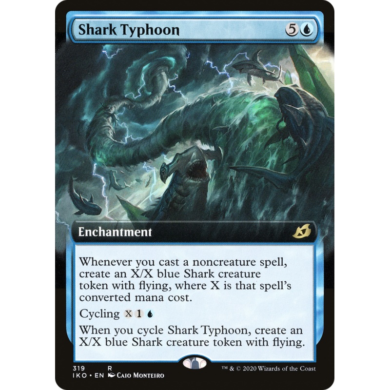 Shark Typhoon (IKO-319) - Ikoria: Lair of Behemoths: (Extended Art) Foil