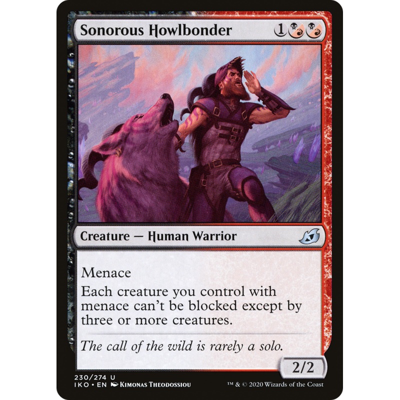 Sonorous Howlbonder (IKO-230) - Ikoria: Lair of Behemoths Foil