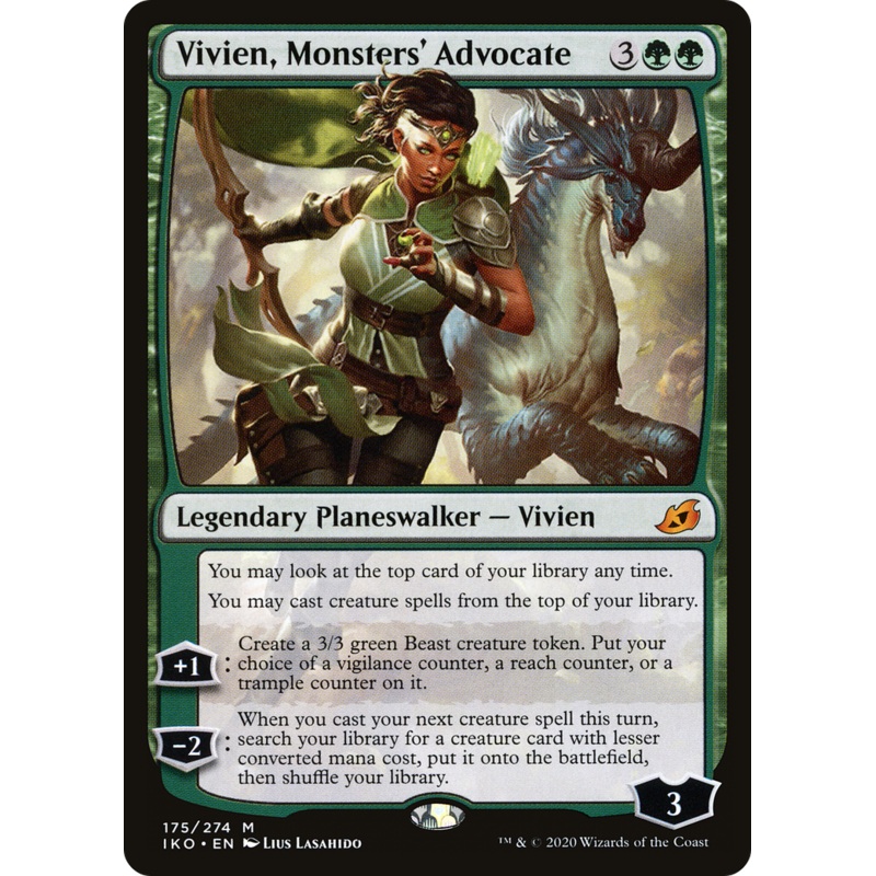 Vivien, Monsters' Advocate (IKO-175) - Ikoria: Lair of Behemoths