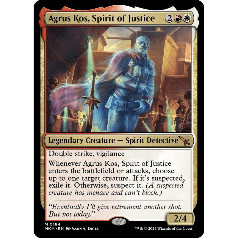 Agrus Kos, Spirit of Justice [MKM - 184]