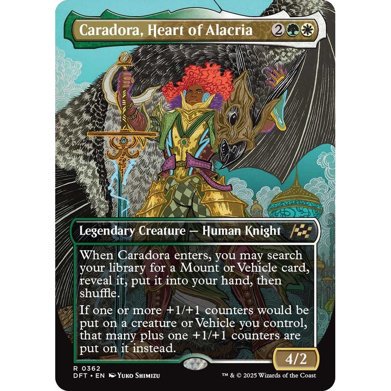 Caradora, Heart of Alacria (Borderless) [DFT - 362]