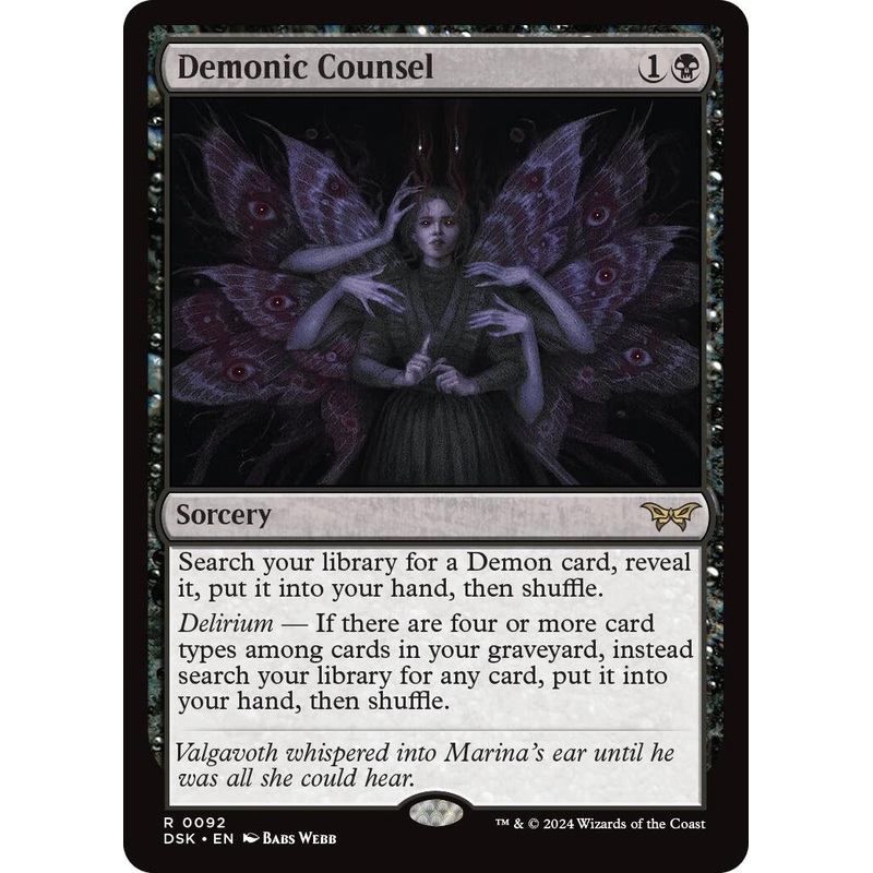 Demonic Counsel [DSK - 92]