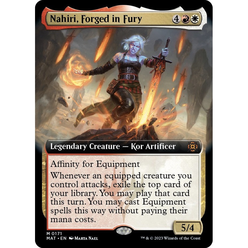 Nahiri, Forged in Fury (Extended Art) [MAT - 171]