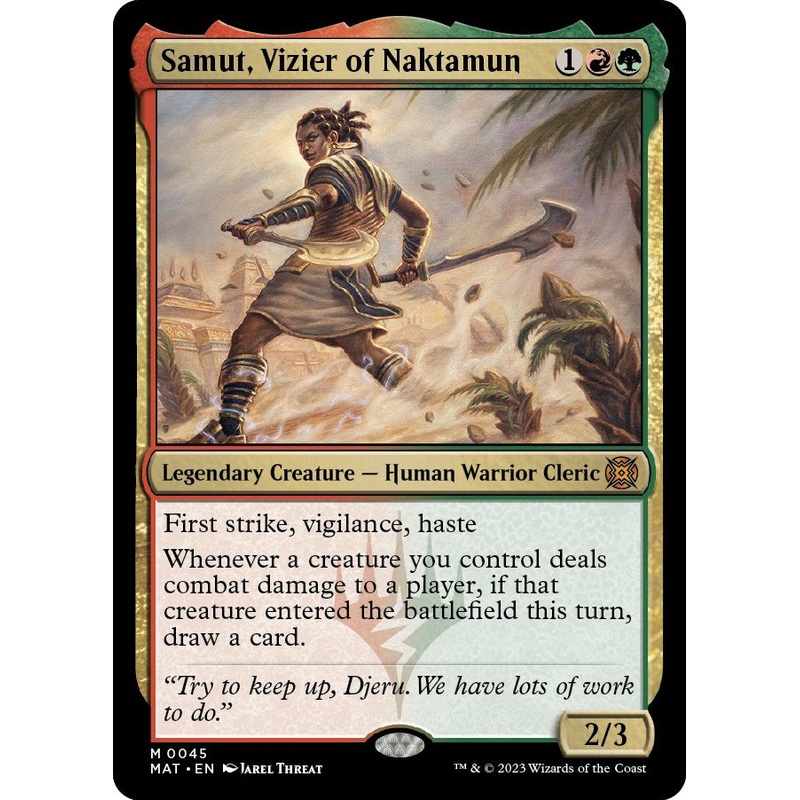 Samut, Vizier of Naktamun [MAT - 45]