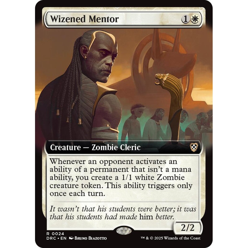 Wizened Mentor (Extended Art) [DRC - 24]