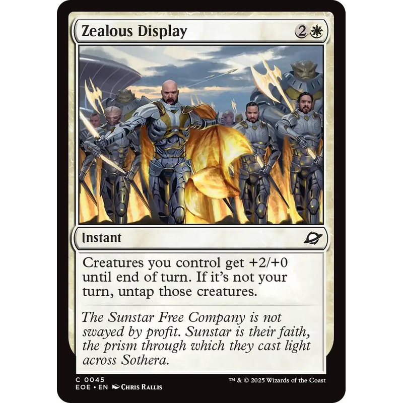 Zealous Display [EOE - 45]